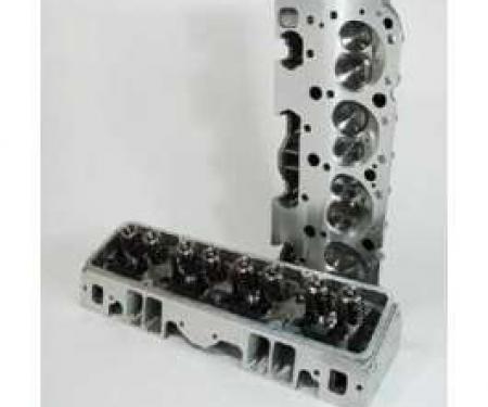 Full Size Chevy Cylinder Heads, Small Block, Angle Plug, Aluminum, Patriot Performance, 1958-1972