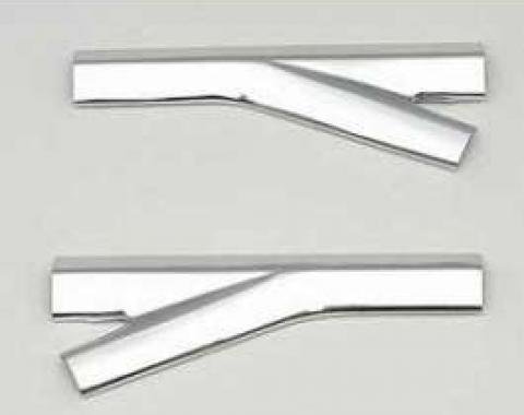 Full Size Chevy Quarter Panel Y Moldings, Rear, Impala, 1961