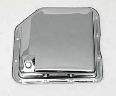 Full Size Chevy Transmission Pan, Chrome, Turbo Hydra-Matic 350, 1958-1981