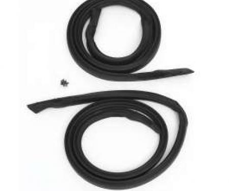 Full Size Chevy Roofrail Weatherstrip, 4-Door Hardtop, Impala & Caprice, 1971-1973