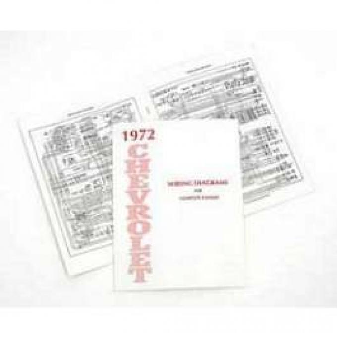 Full Size Chevy Wiring Harness Diagram Manual, 1972