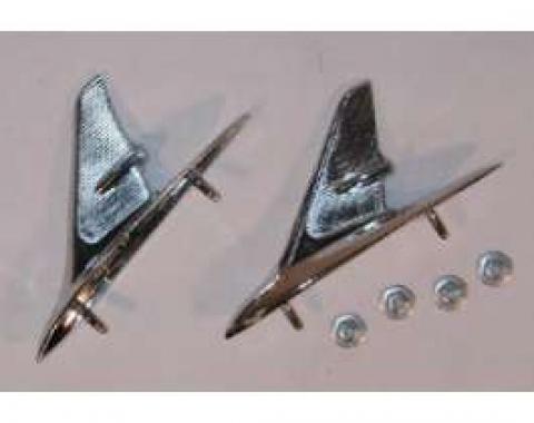 Full Size Chevy Accessory Front Fender Ornaments, 1960