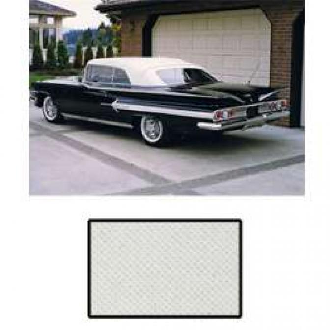 Full Size Chevy Convertible Top, White, Impala, 1959-1960
