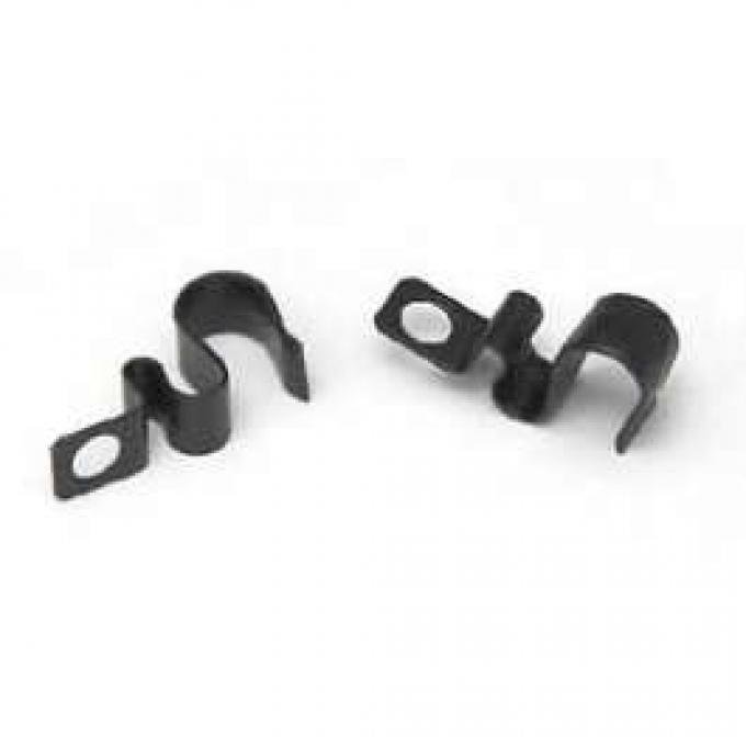 Full Size Chevy Engine Oil Pan Battery Cable Clips, 409ci & 396ci & 427ci, 1964-1966