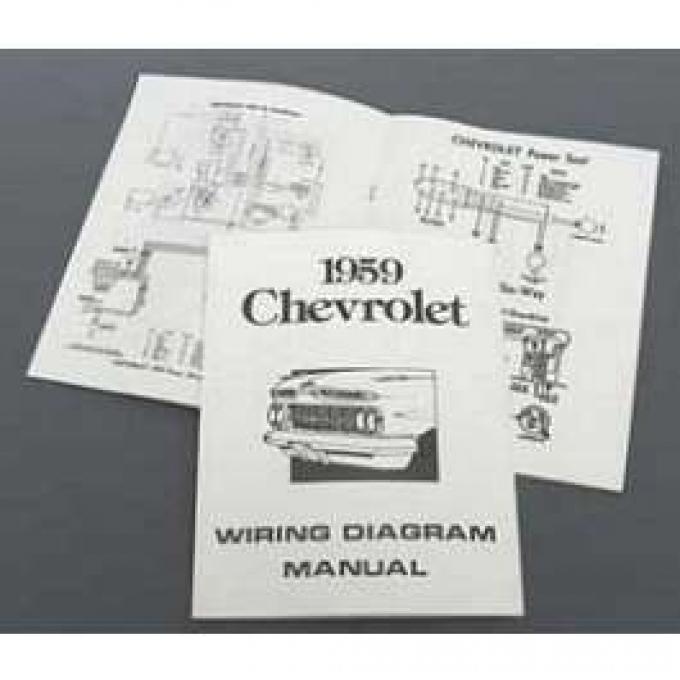 Full Size Chevy Wiring Harness Diagram Manual, 1959