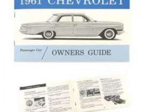 Full Size Chevy Owner's Manual, 1961