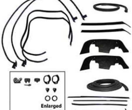 Full Size Chevy Weatherstrip Kit, 2-Door Hardtop, Impala, 1967