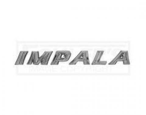 Full Size Chevy Quarter Molding Letters, Impala, 1959