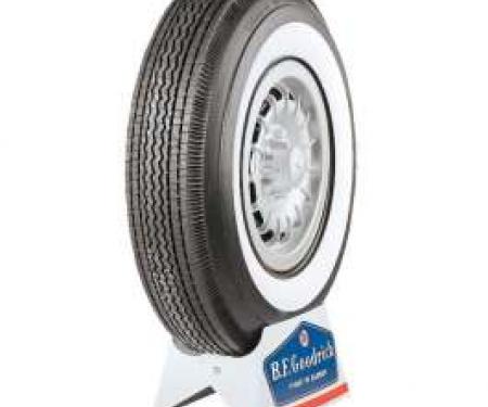 Full Size Chevy Tire, 8.00 x 14, With 2-1/4 Whitewall, B.F. Goodrich Bias Ply, 1958-1961