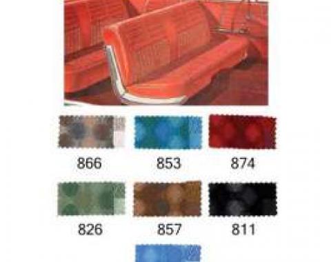 Full Size Chevy Seat Cover Set, 4-Door Sedan, Impala, 1964