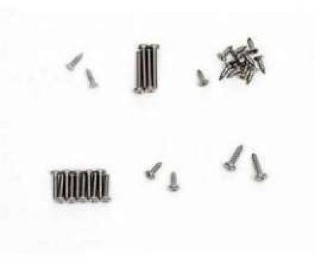 Full Size Chevy Exterior Trim Screw Set, Impala, 1963