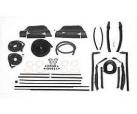 Full Size Chevy Weatherstrip Kit, Convertible, Impala, 1964