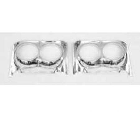 Full Size Chevy Headlight Bezels, 1962