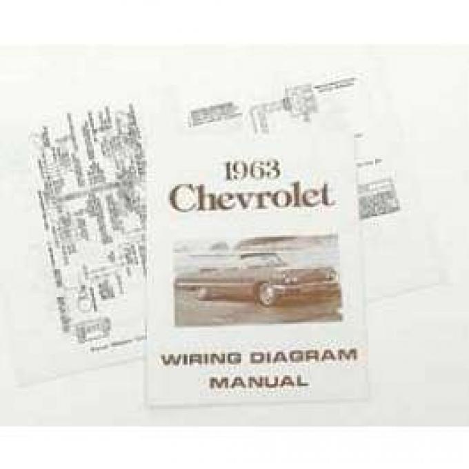 Full Size Chevy Wiring Harness Diagram Manual, 1963