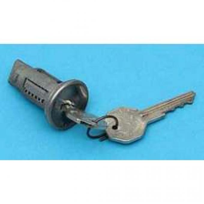 Full Size Chevy Ignition Lock Cylinder, With Original Style Keys, 1966-1967
