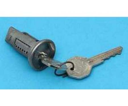 Full Size Chevy Ignition Lock Cylinder, With Original Style Keys, 1966-1967