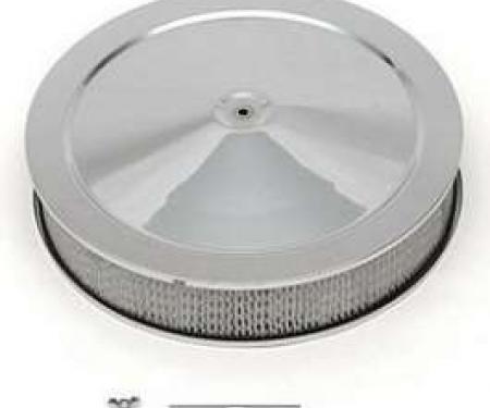 Full Size Chevy Air Cleaner, 14, Chrome, 1958-1972