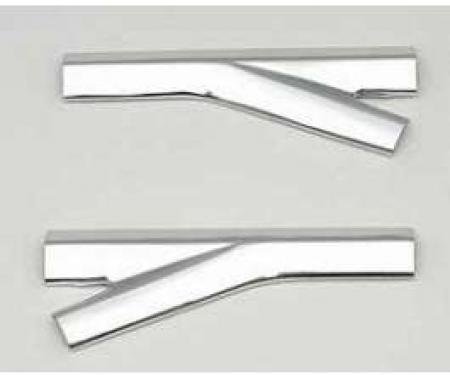 Full Size Chevy Quarter Panel Y Moldings, Rear, Impala, 1961