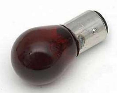 Full Size Chevy Taillight & Brake Light Bulb, Red, 1958-1972