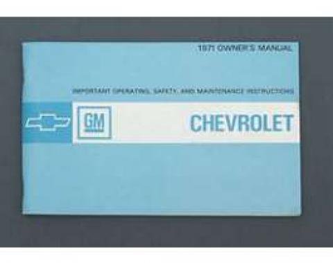 Full Size Chevy Owner's Manual, 1971