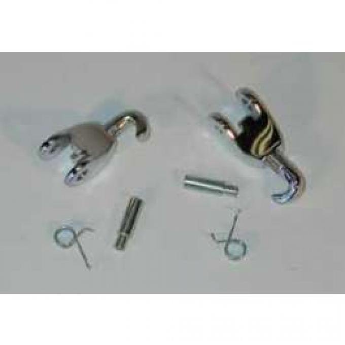 Full Size Chevy Convertible Top Latch Hook & Knuckle Set, 1967-1972