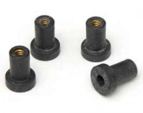 Full Size Chevy Windshield Wiper Motor Nuts, Rubber, 1958