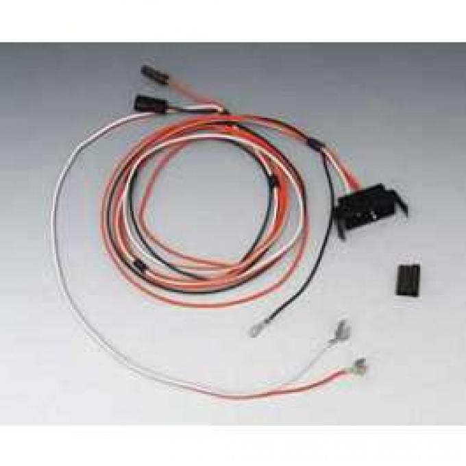 Full Size Chevy Console Wiring Harness, For Cars With Manual Transmission & Factory Warning Lights, 1966