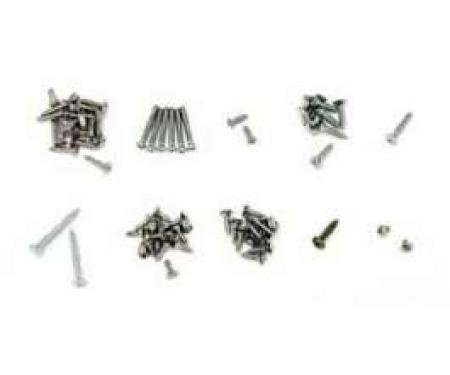 Full Size Chevy Interior Trim Screw Set, 4-Door Sedan, 1963