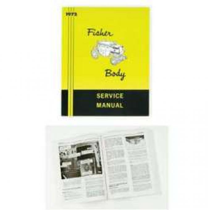 Full Size Chevy Service Manual, Fisher Body, 1972