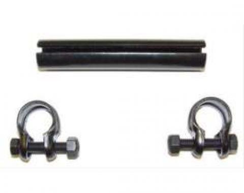Chevy Sleeve, Tie Rod End, With Clamps, 1971-1985