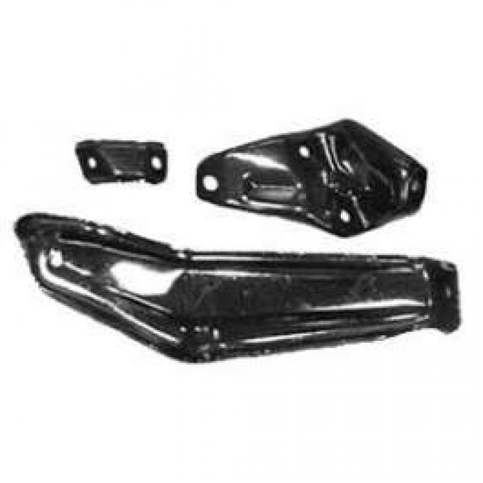 Full Size Chevy Front Bumper Bracket Set, Left, 1964