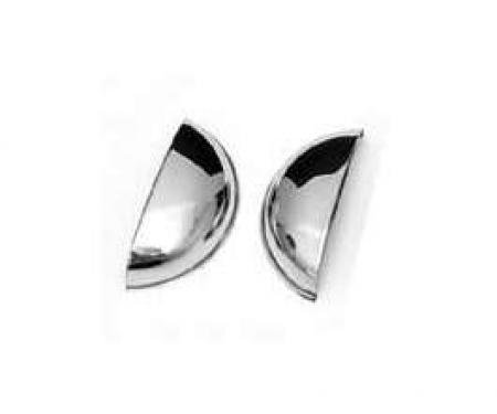 Full Size Chevy Headlight Raised Shields, 1958-1964