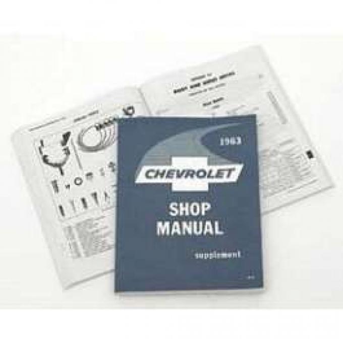 Full Size Chevy Shop Manual Supplement, 1963