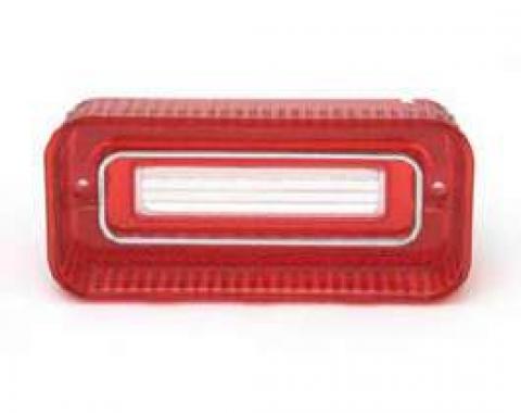 Full Size Chevy Back-Up Light Lens, With Ornament, 1969