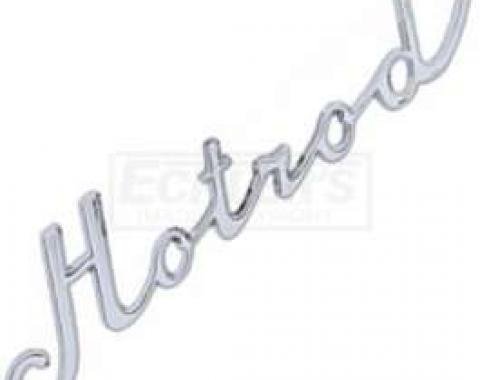 Full Size Chevy Hotrod Script Emblem, Chrome, 1958-1984