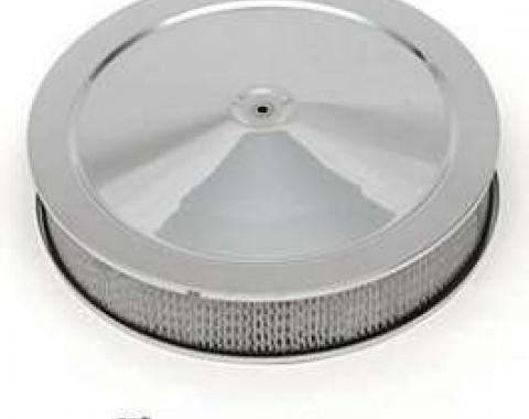 Full Size Chevy Air Cleaner, 14, Chrome, 1958-1972