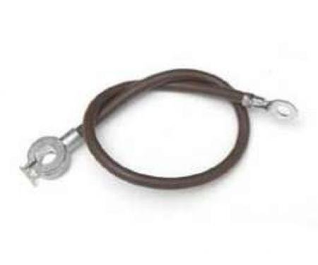 Full Size Chevy Spring Ring Battery Cable, Negative, 348 & 409ci, 1961-1962
