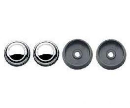 Full Size Chevy Radio Knob Set, AM AM & FM Stereo, 1967-1968