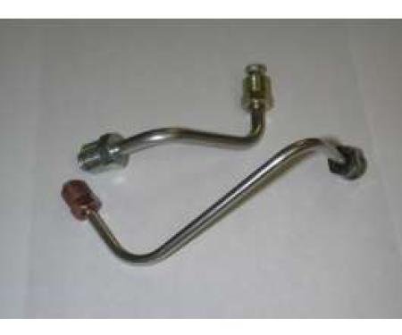 Full Size Chevy Brake Lines, Prebent, For Use With Power 4-Wheel DiscBrakes & GM Proportioning Valve, 1958-1964