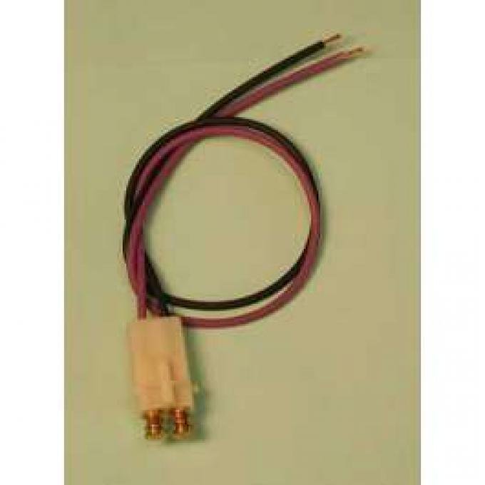 Full Size Chevy Taillight & Brake Light Wiring Pigtail, Double Pole, 1958