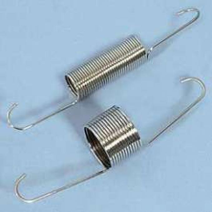 Full Size Chevy Carburetor Return Springs, Chrome, 1958-1972