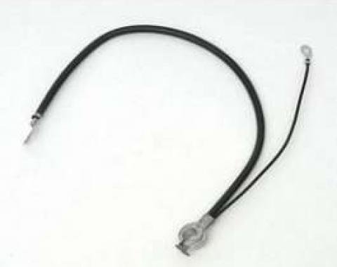 Full Size Chevy Battery Cable, Negative, For Cars With Air Conditioning, V8, Small Block, 1968