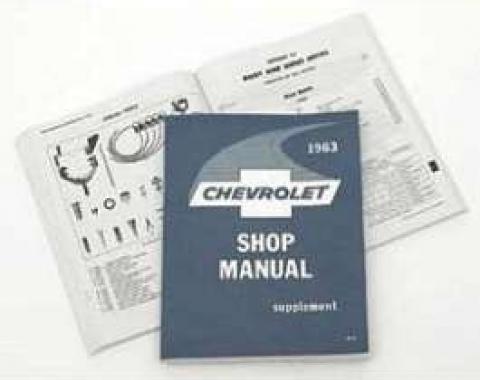 Full Size Chevy Shop Manual Supplement, 1963