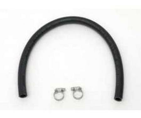Full Size Chevy Remote Power Steering Reservoir Hose, With Clamps, 1958-1972