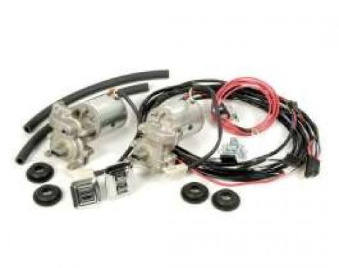 Full Size Chevy Vent Window Regulator Kit, Power, 1958-1964