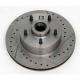 Full Size Chevy Front Disc Brake Rotor, Drilled, Slotted & Vented, Right, 1958-1967