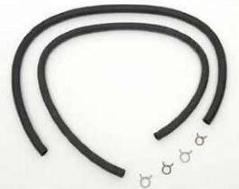 Full Size Chevy Heater Hose Kit, Original Style Ribbed Hose, 1959-1964