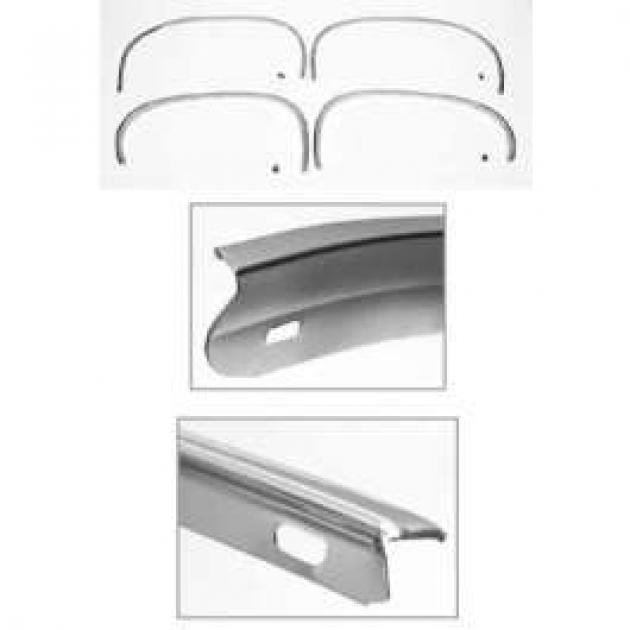 Full Size Chevy Wheel Well Opening Molding Set, 1967 Classic Chevy