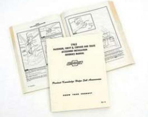 Full Size Chevy Accessory Installation Reference Manual, 1963