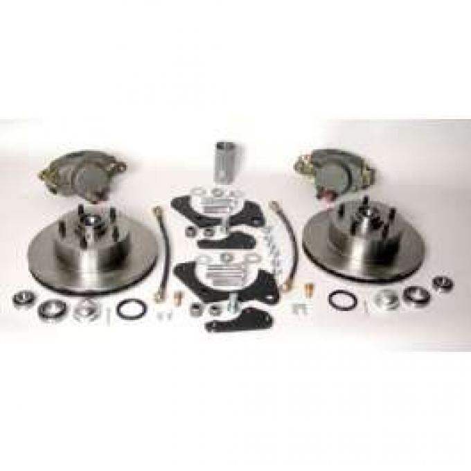 Full Size Chevy Front Disc Brake Kit, At Spindle, 1965-1968